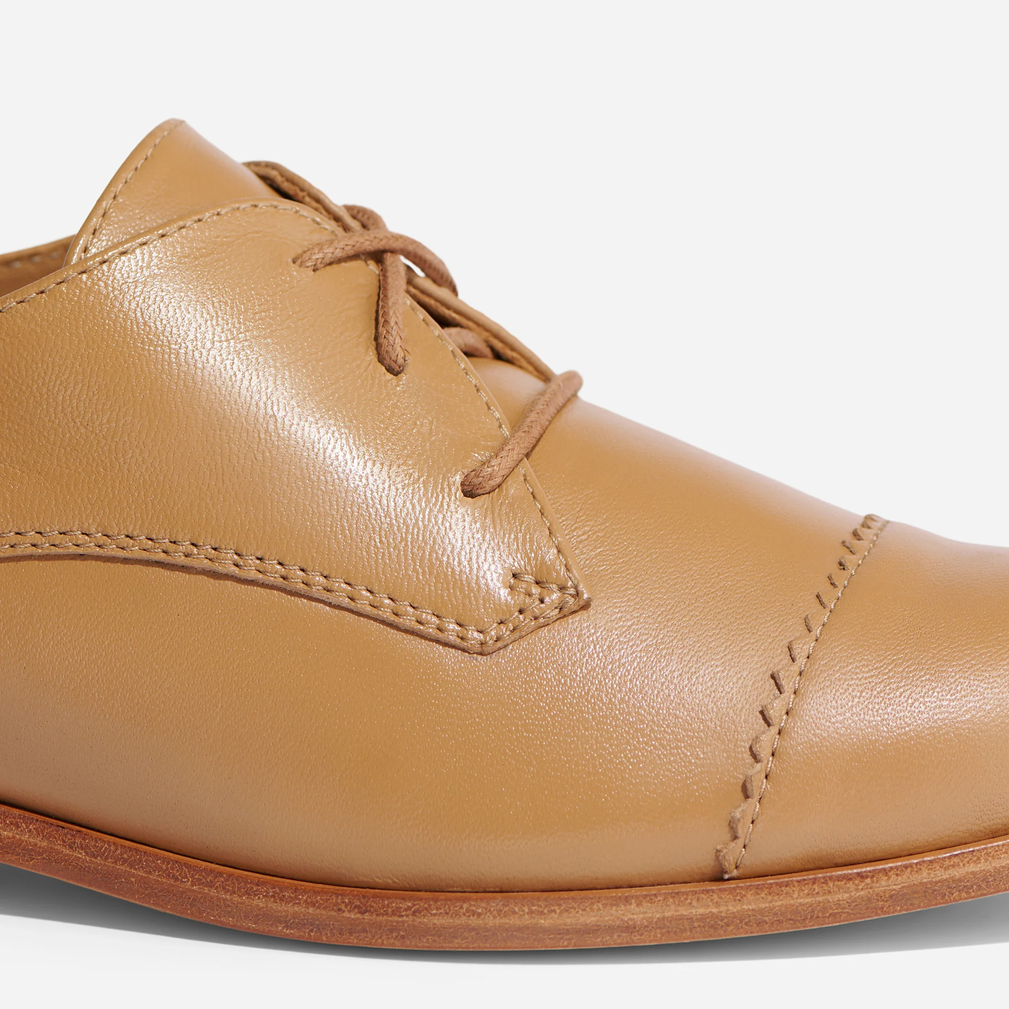 Emilia Cap Toe Oxford Almond - Image 2