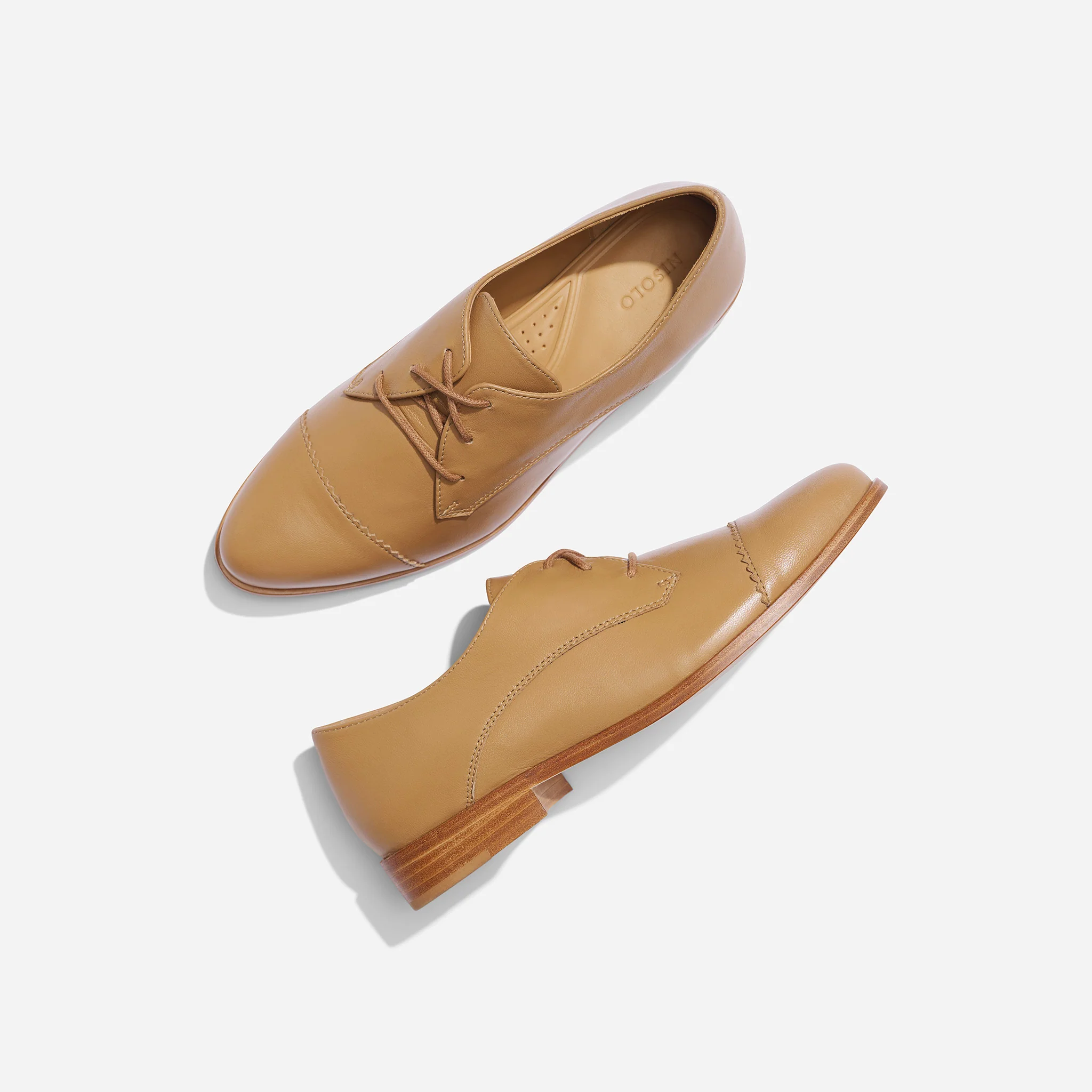 Emilia Cap Toe Oxford Almond - Image 4