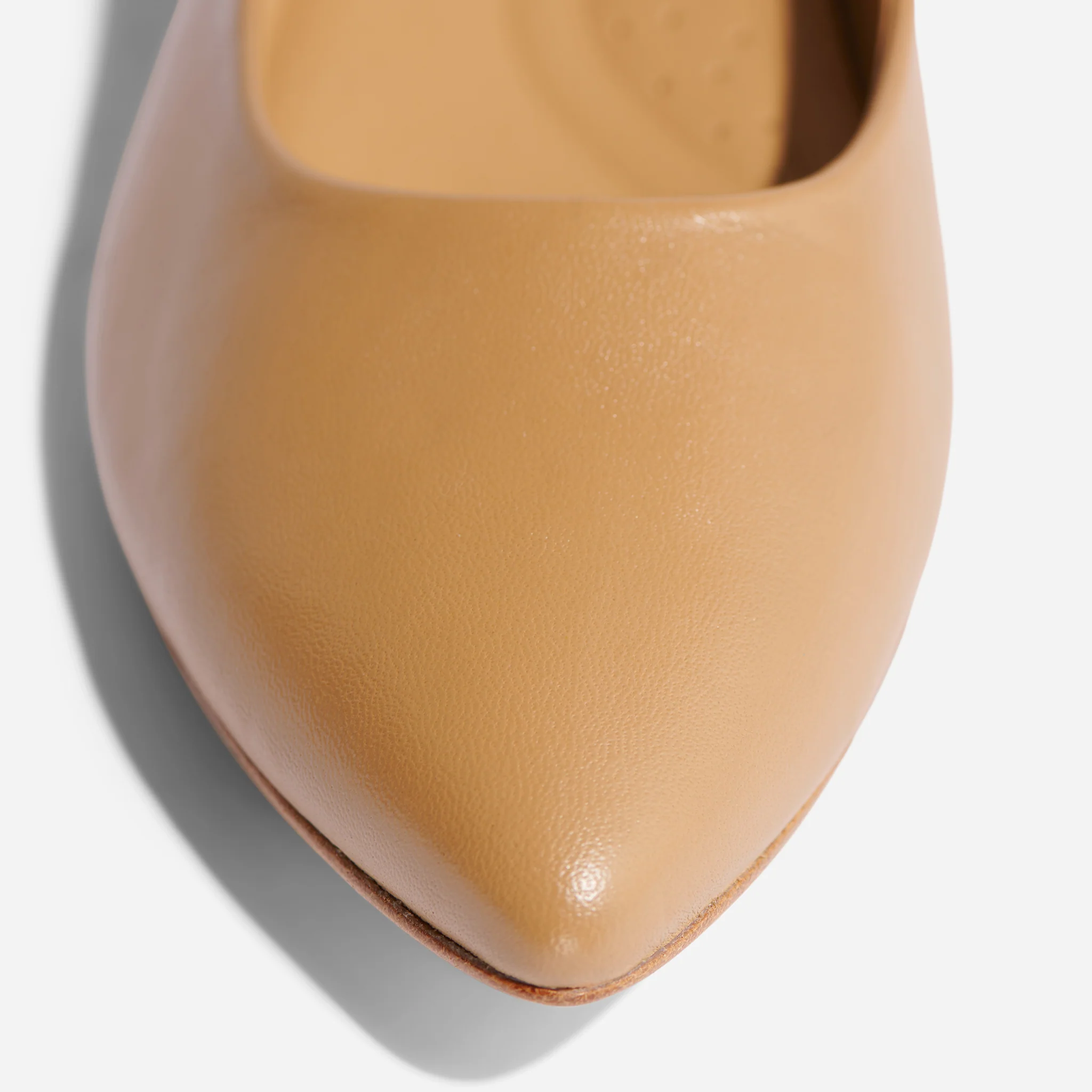 Fina Pointed Toe Flat Almond - Image 2