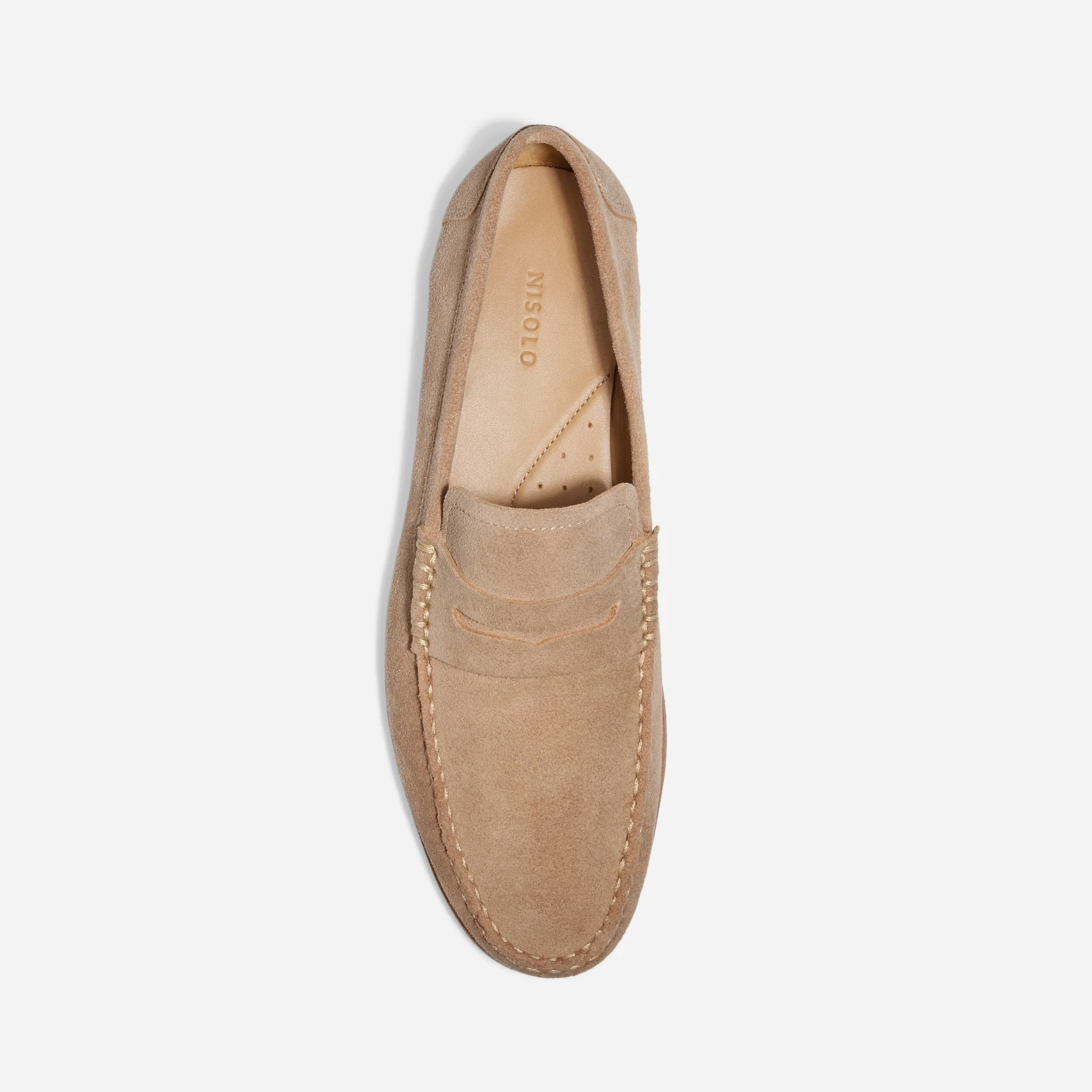 Leo Penny Loafer Linen Suede - Image 3