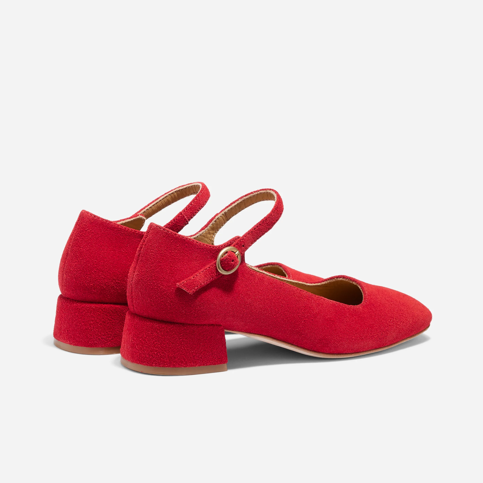 Luna Heeled Mary Jane Red - Image 2