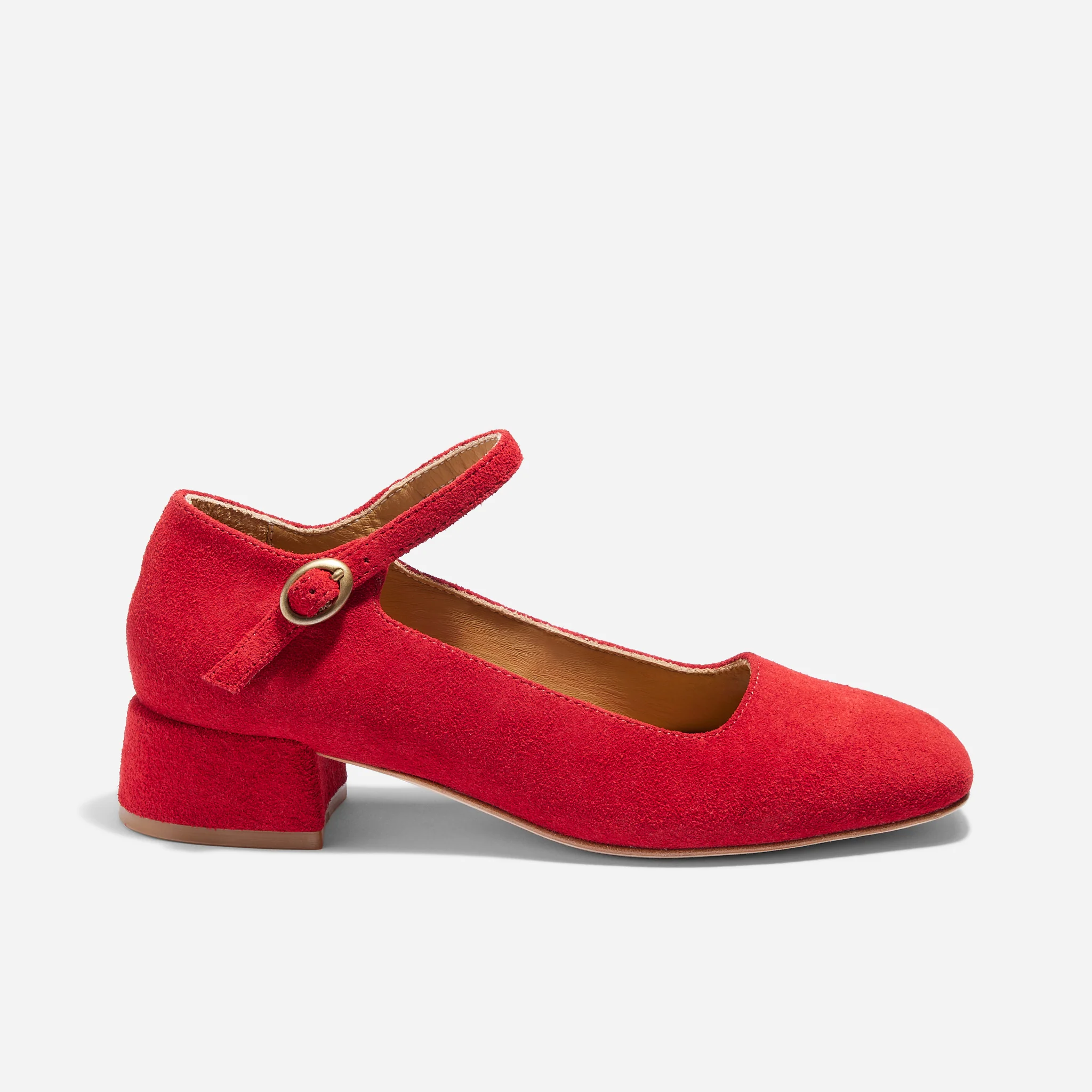 Luna Heeled Mary Jane Red - Image 3