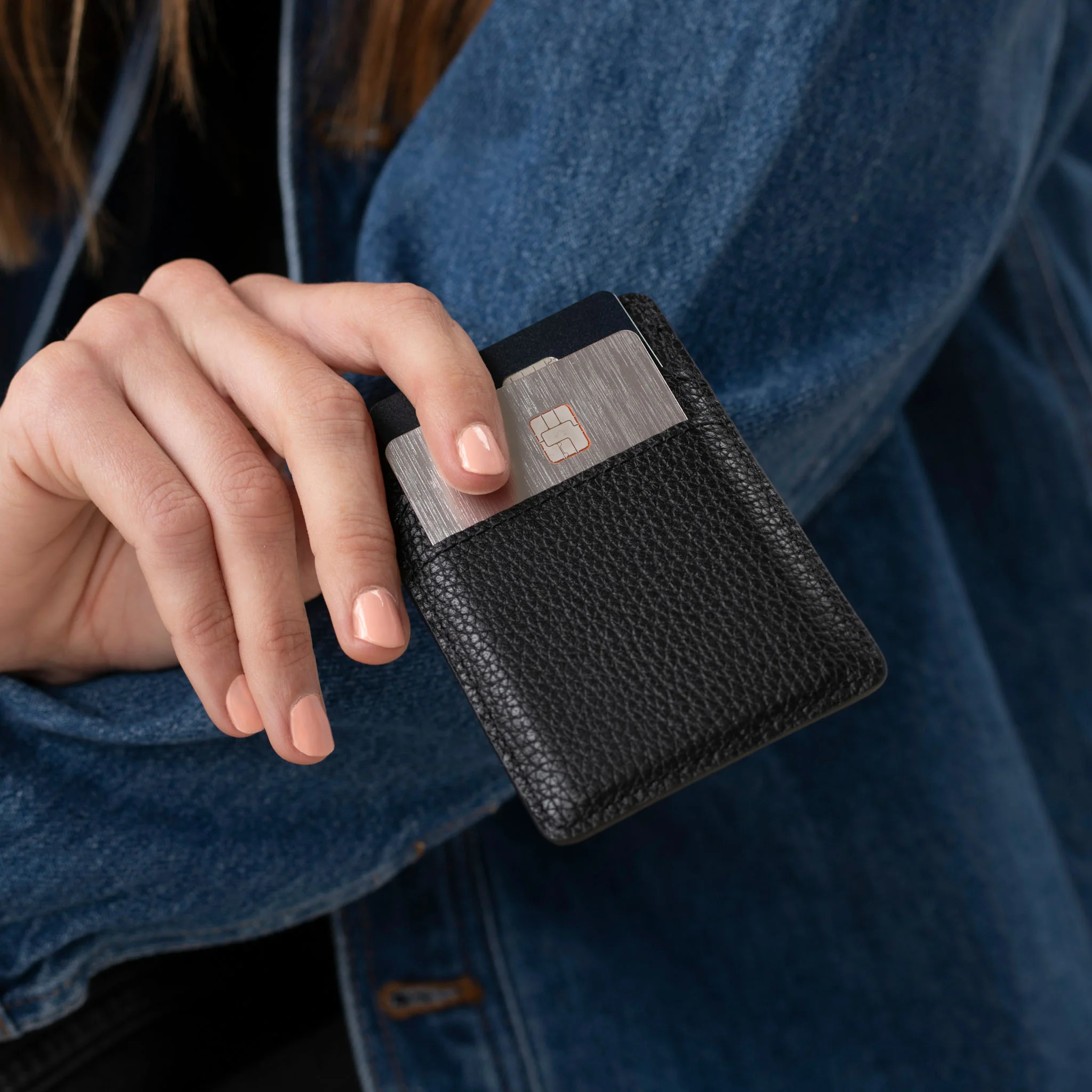 Nico Card Case Wallet Black - Image 4