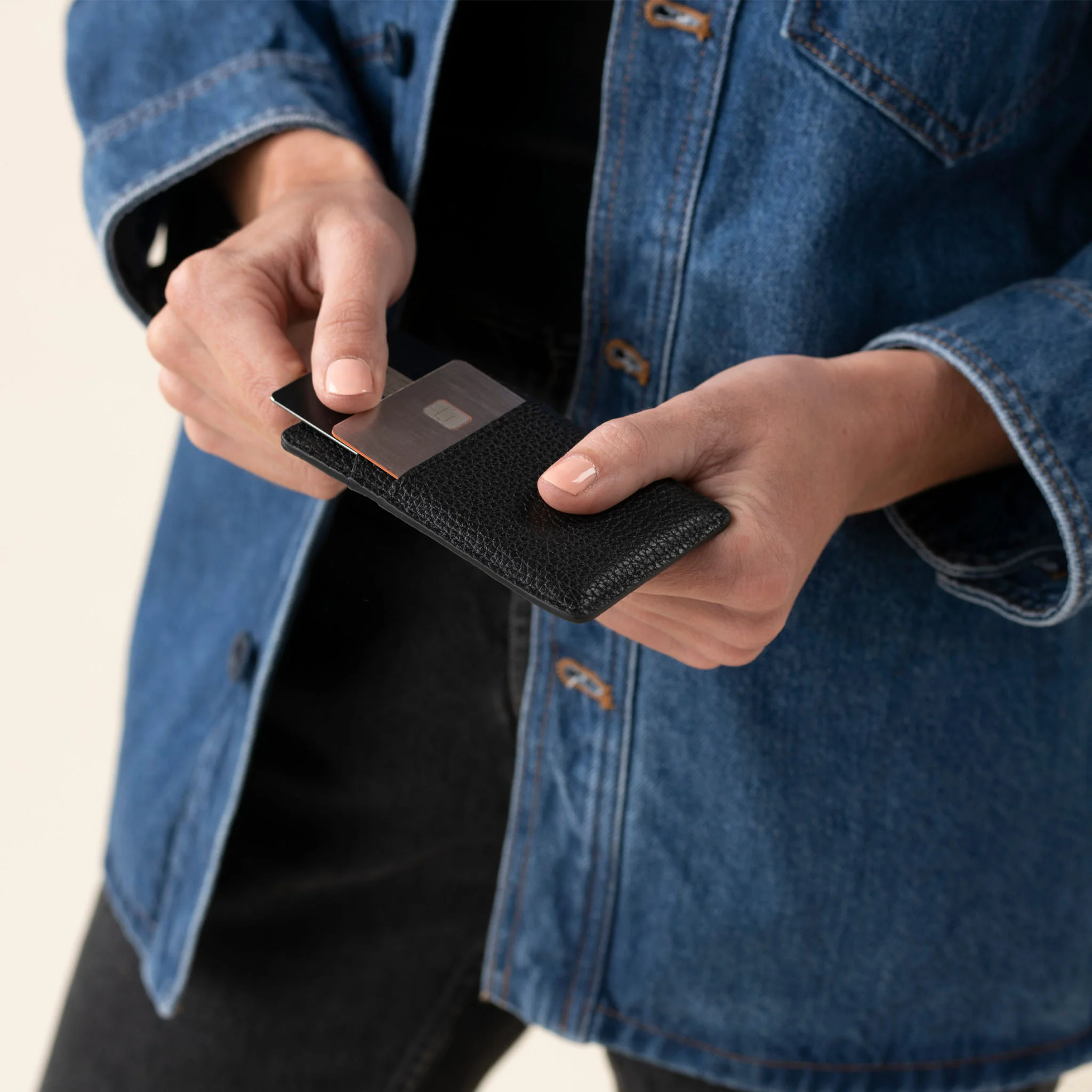 Nico Card Case Wallet Black - Image 5