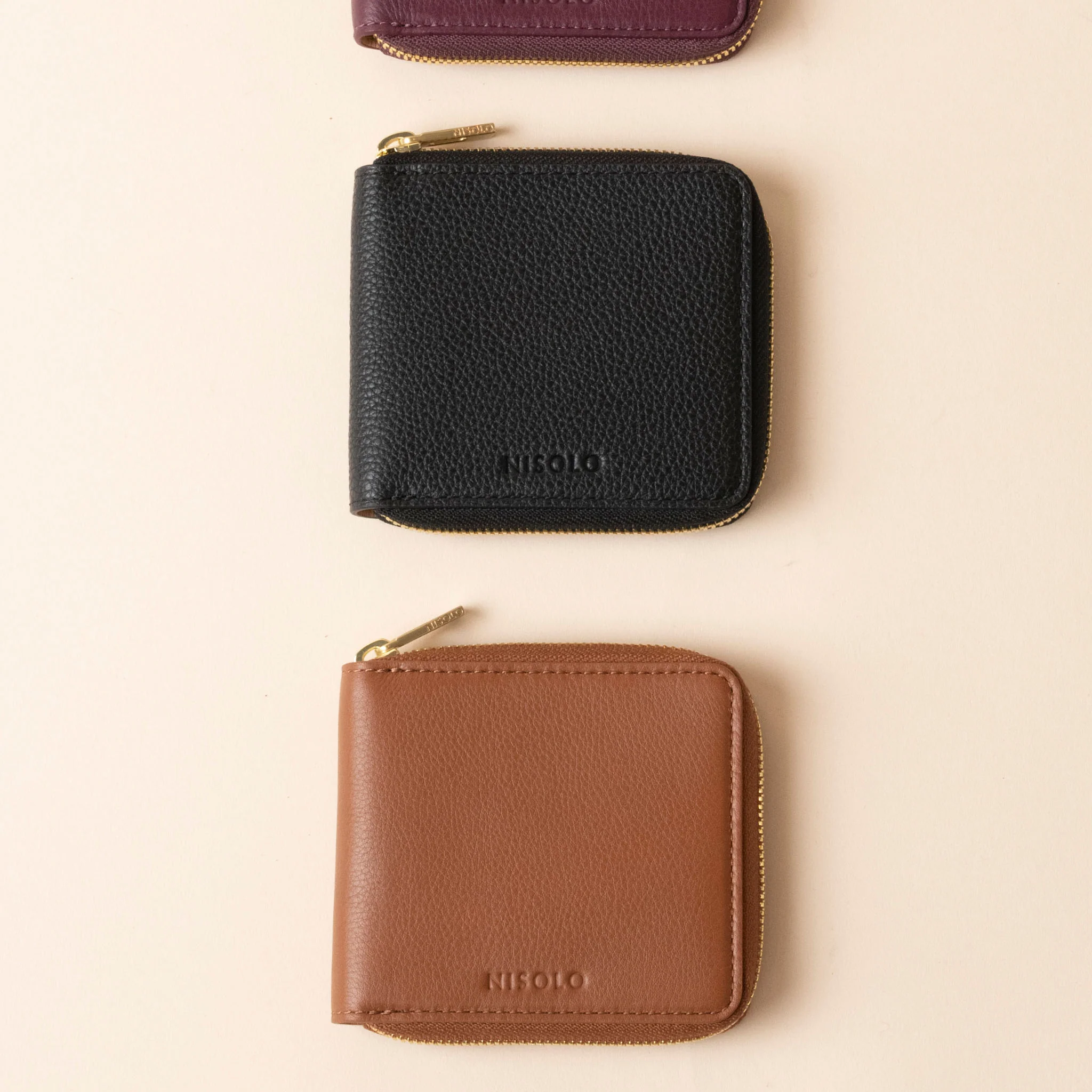 Remi Zip Wallet Caramel - Image 6