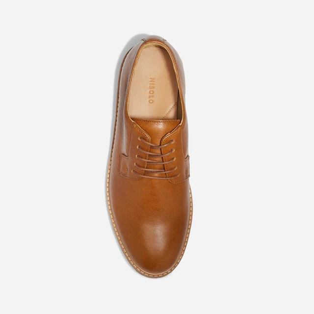 Rey Everyday Derby Lug British Tan - Image 3