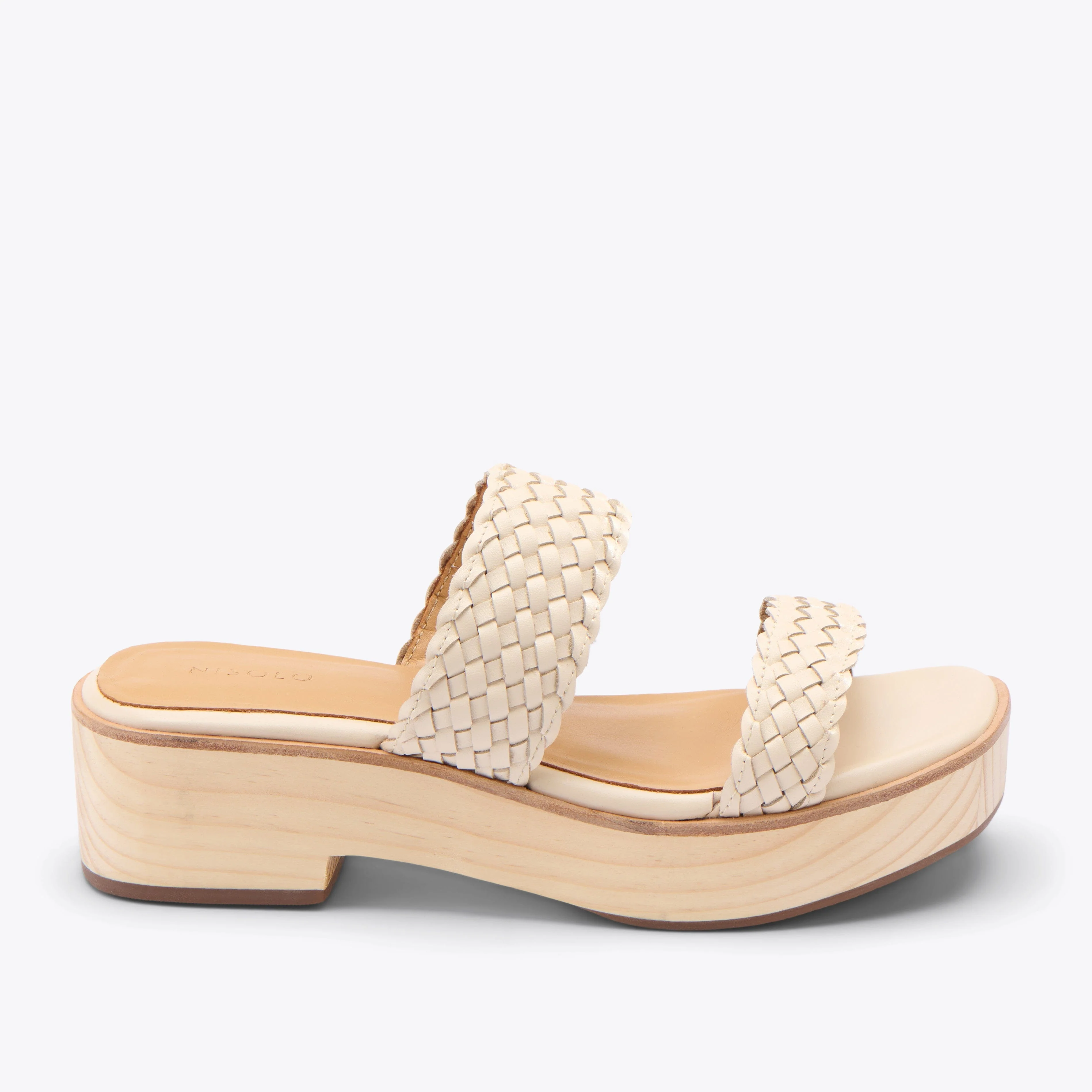 Ellie All-Day Woven Clog Bone - Image 4