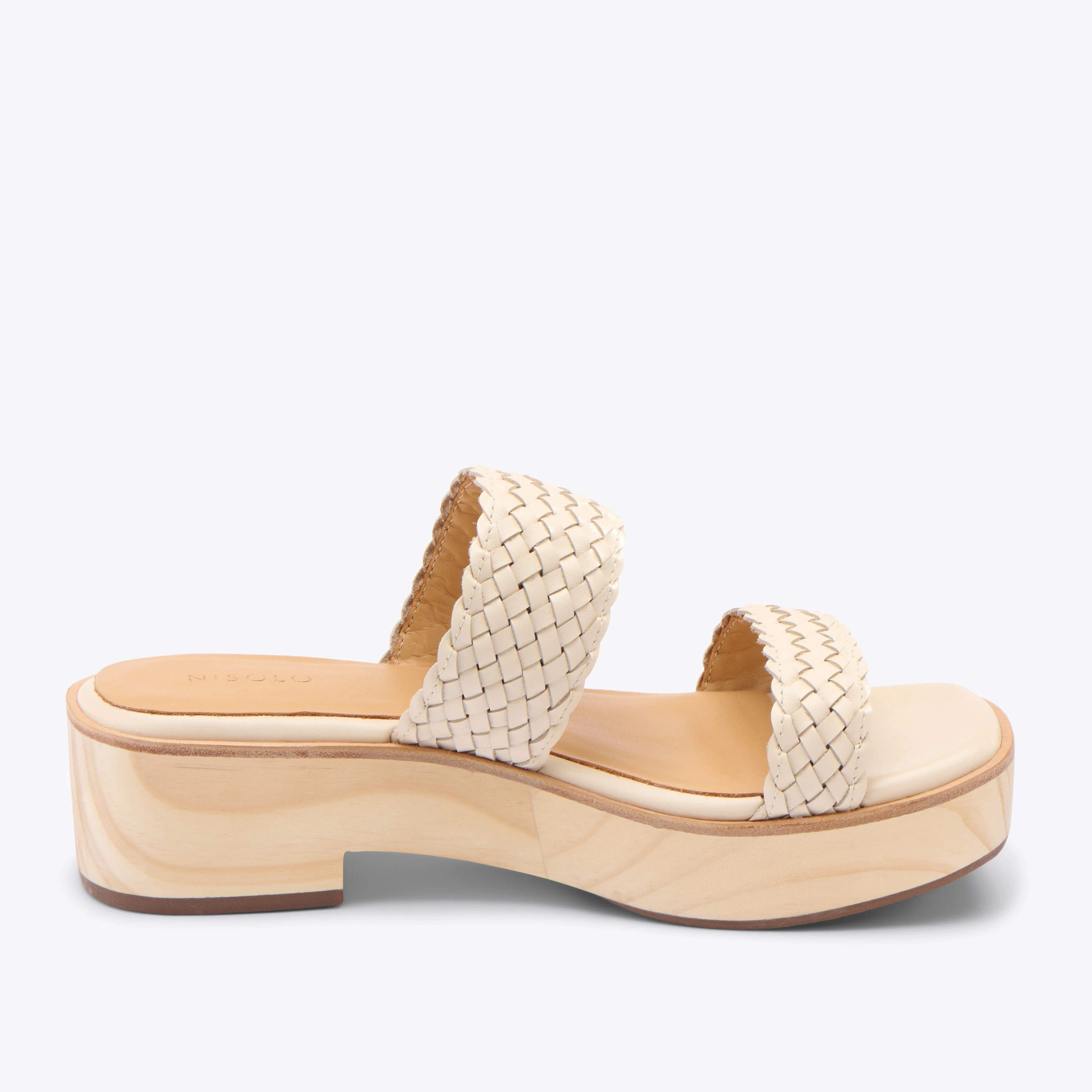 Ellie All-Day Woven Clog Bone - Image 7