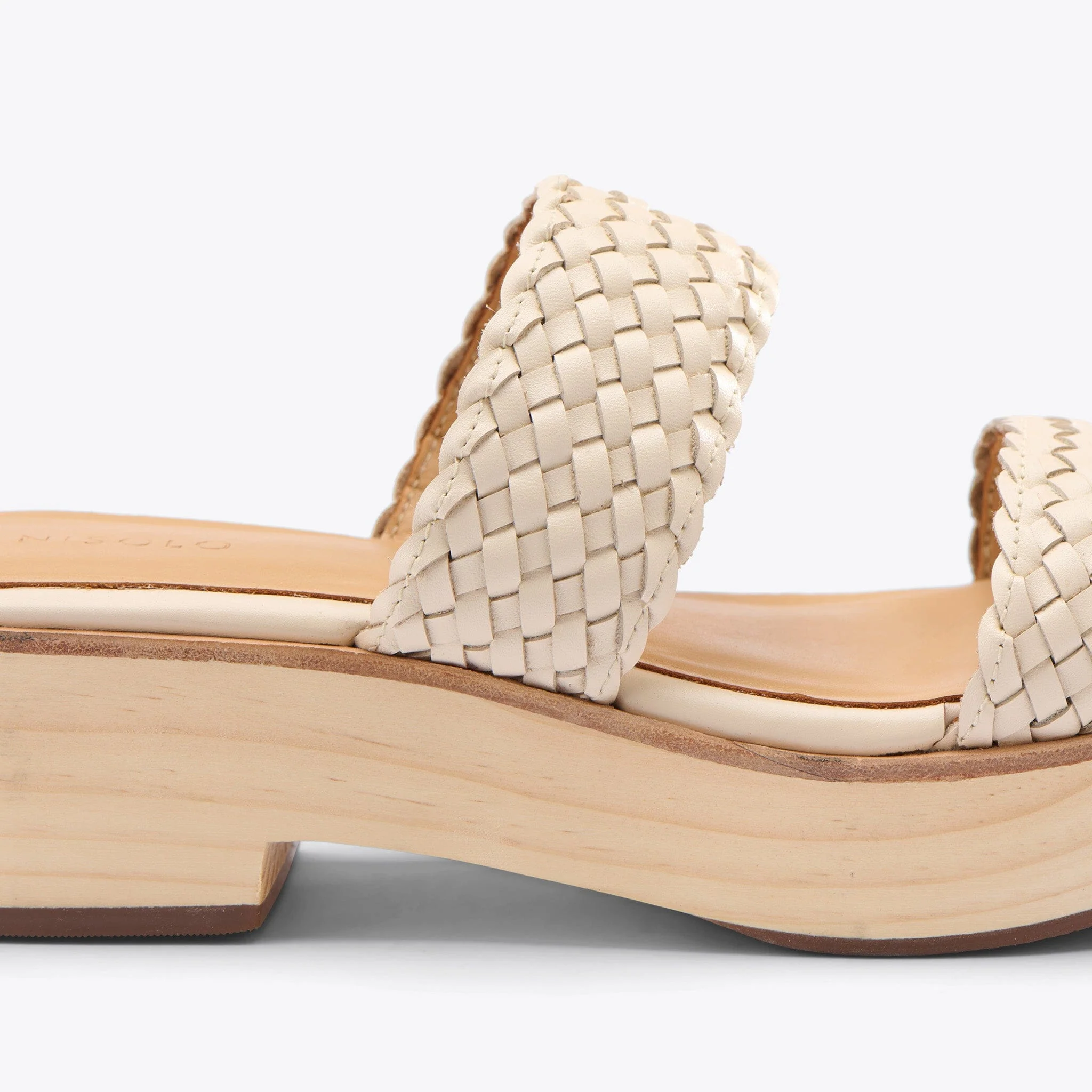 Ellie All-Day Woven Clog Bone - Image 8